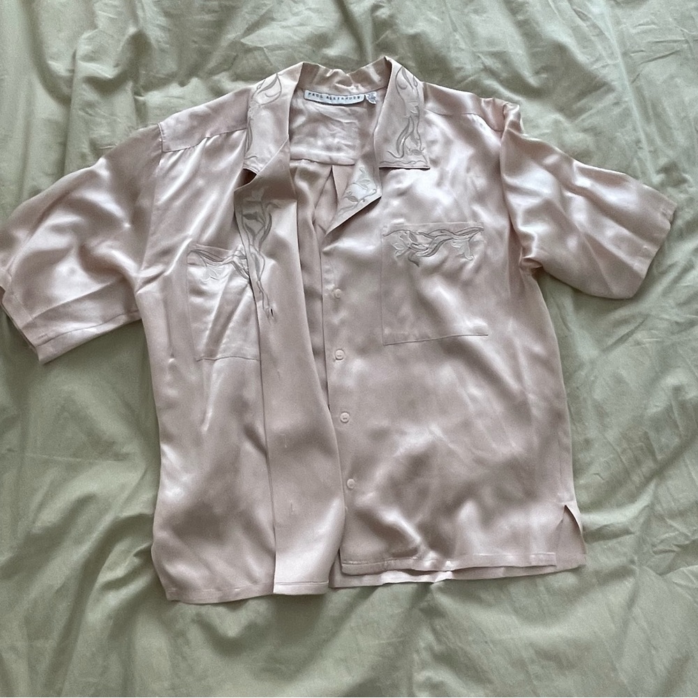 PAUL ALEXANDER Vintage Silk button-up
